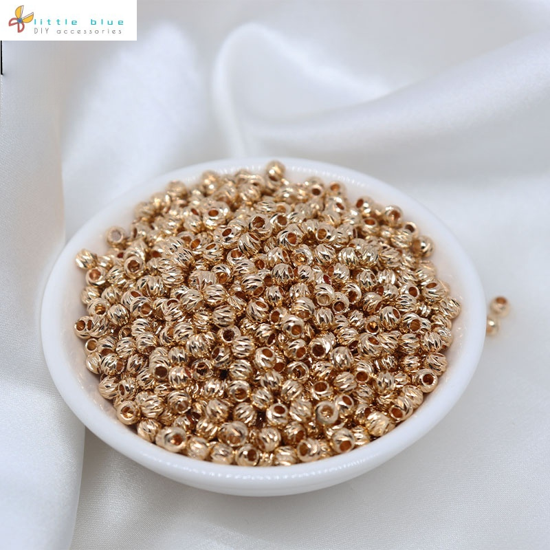 Chuỗi Hạt Bằng Đồng 14K Màu Sắc Dùng Làm Trang Sức diy