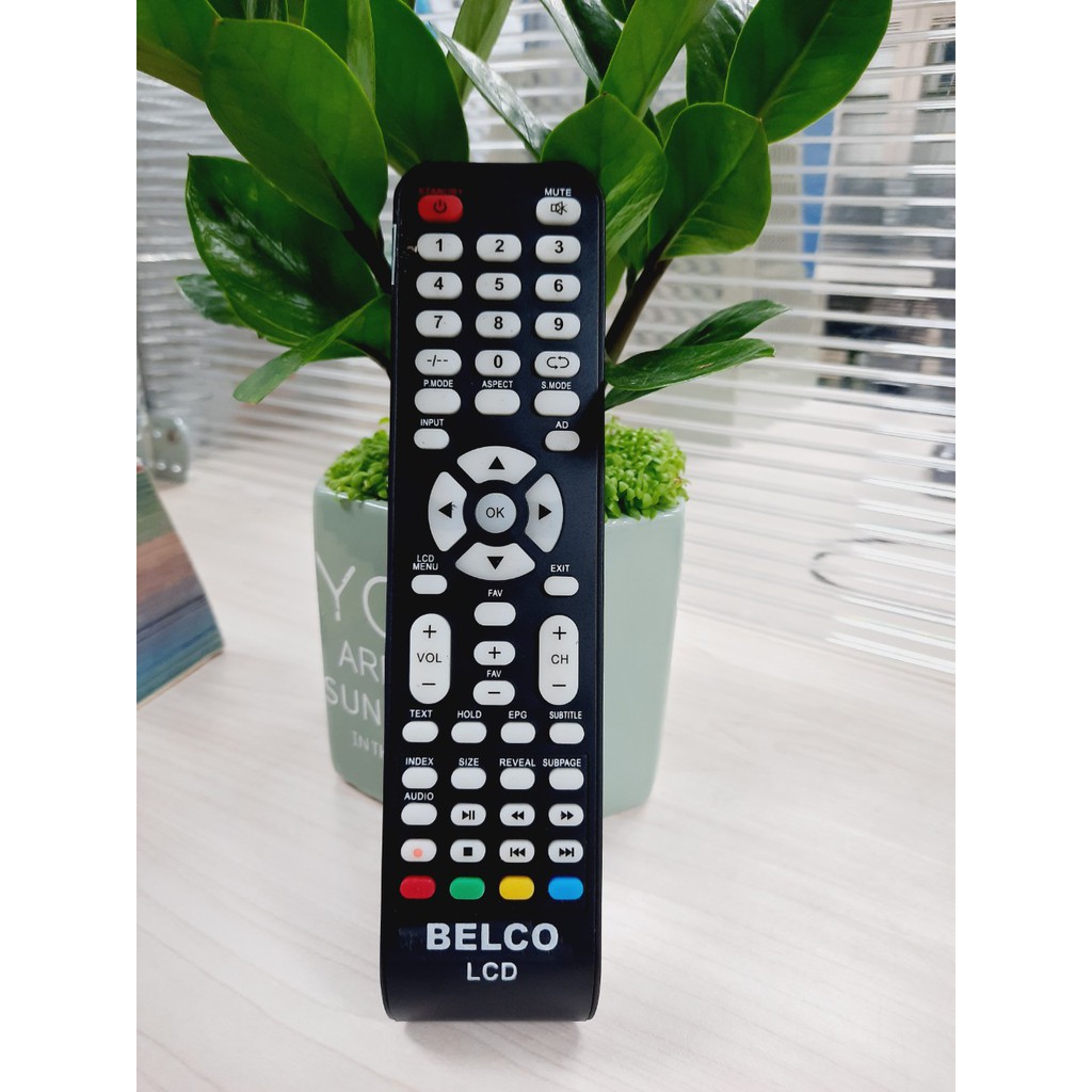 Remote Điều khiển tivi Belco LED/LCD/Smart TV- Hàng chính hãng mới Tặng kèm Pin