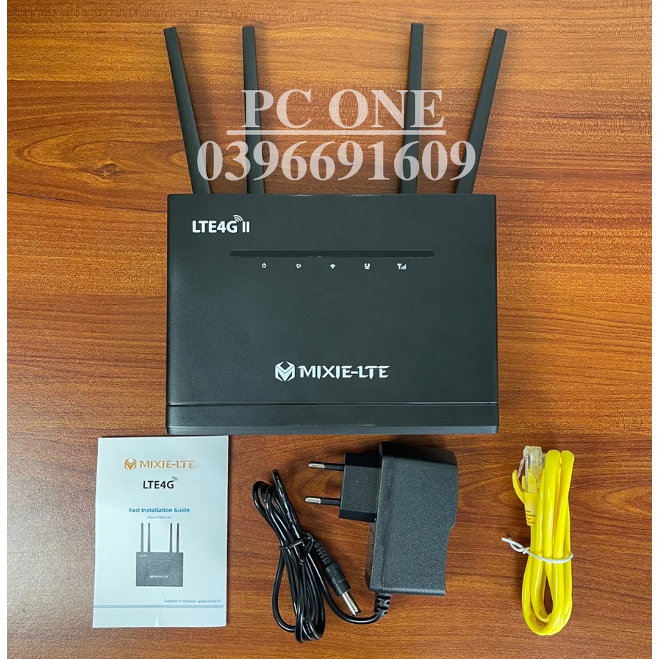 Bộ phát Wi-FI MIXIE-LTE 4G 4 cổng Lan tốc độ 300Mbps - Hàng chính hãng