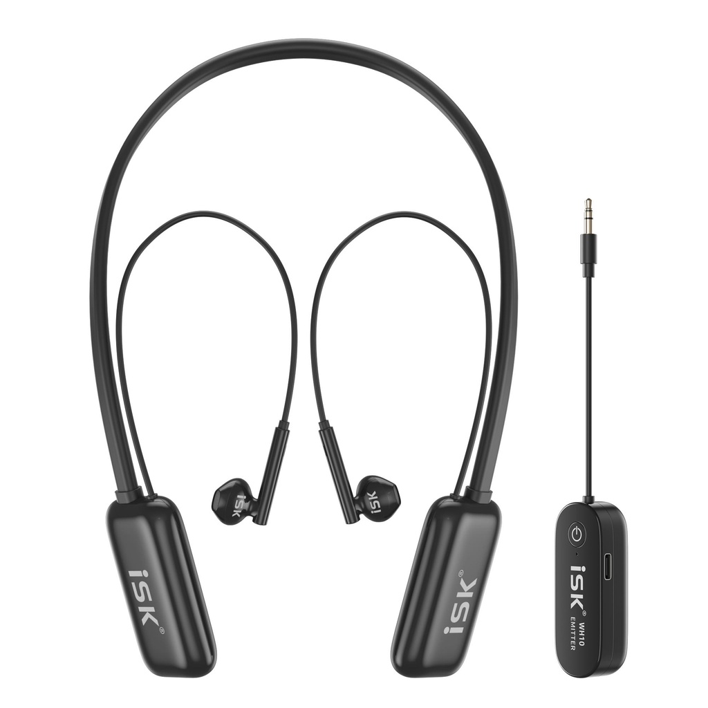 ISK WH10 Tai Nghe Kiểm Âm Không Dây dùng để live livestream ko cần cắm dây lằng nhằng