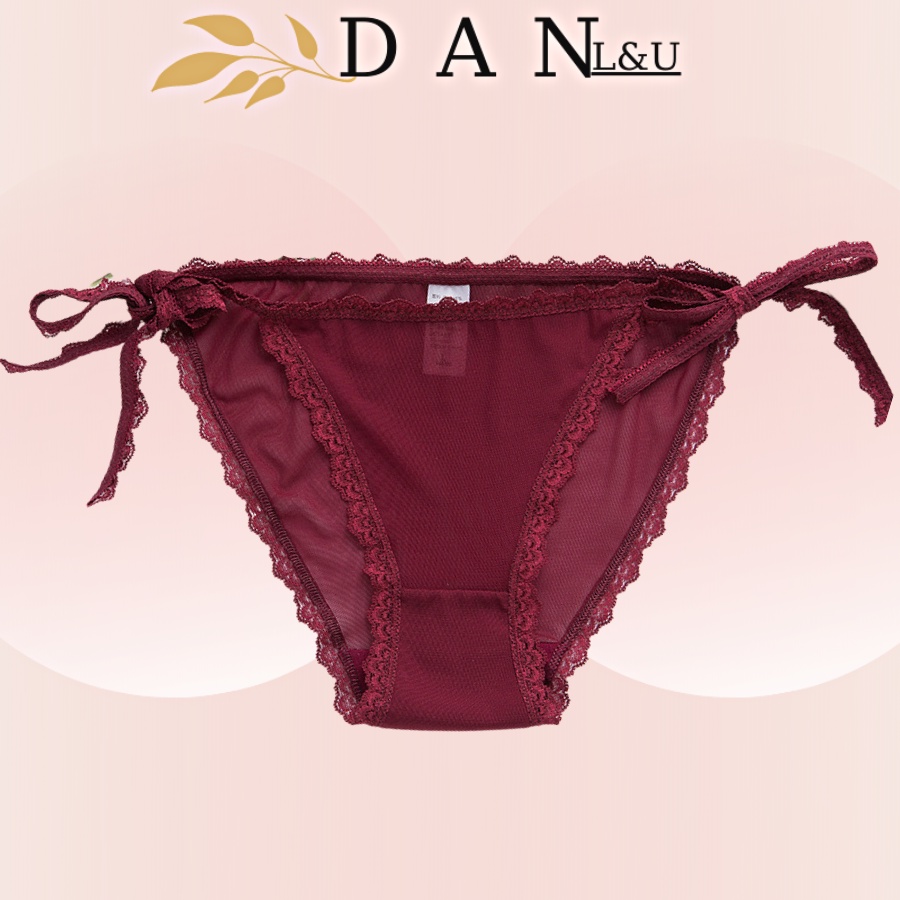 Quần Lót Ren Mềm Mại Co Dãn Dây Nơ Quyến Rũ DAN L&amp;U 102