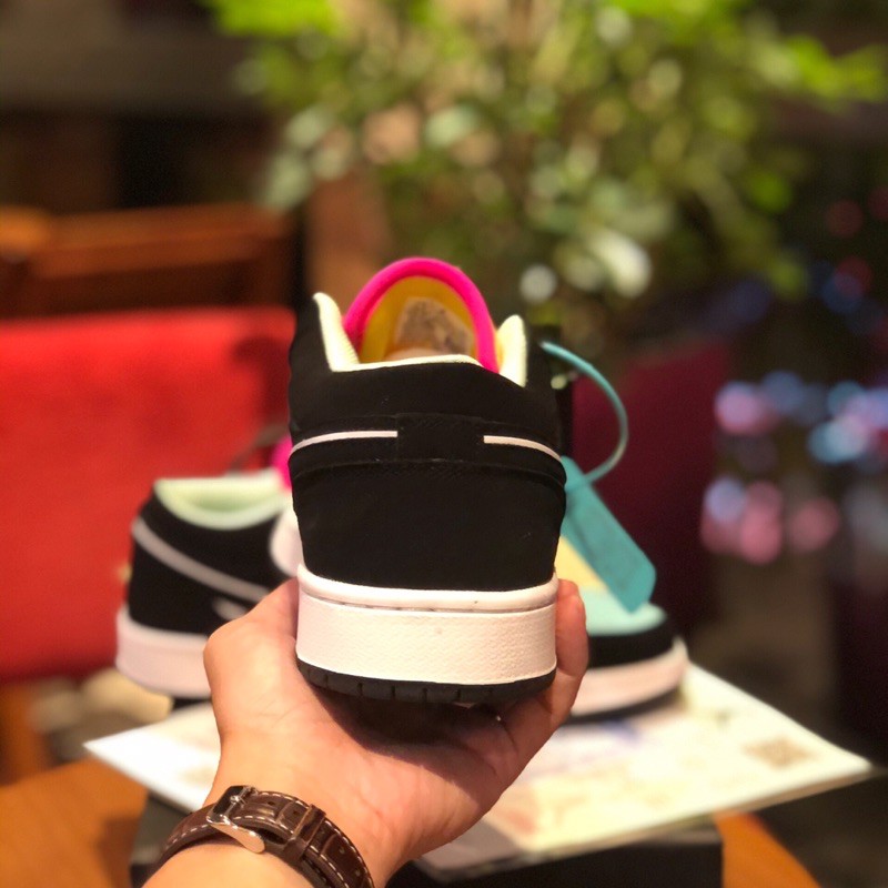 [Free Ship] Full box giày thể thao Jordan low “Black aurora Green” [ Jordan 1 ] [ Jordan đen ] [ Jd1 ] [ Jd đen ] Jd lơ | BigBuy360 - bigbuy360.vn