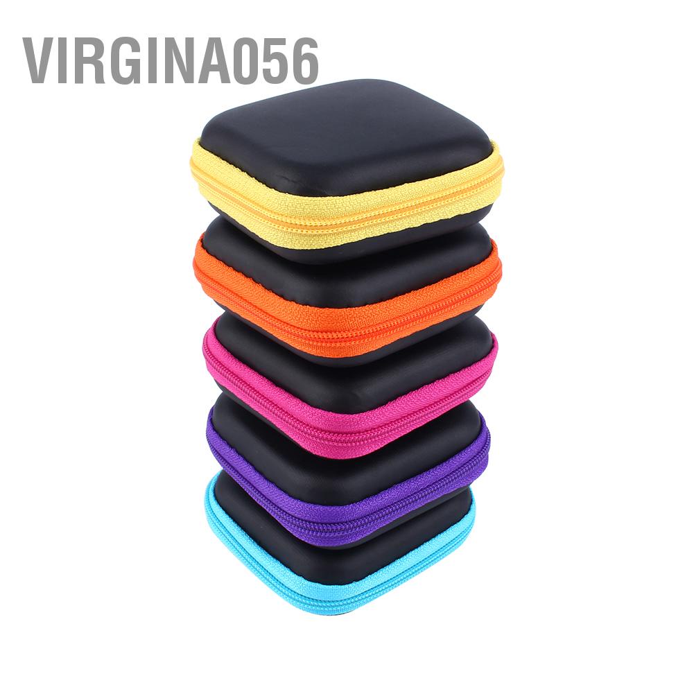Hàng Hot Hộp cứng Hộp đựng đồ tiện ích Túi đựng cho tai nghe vòng đeo chìa khóa Cáp USB Đường dữ liệu Hàng giao ngayVirgina056