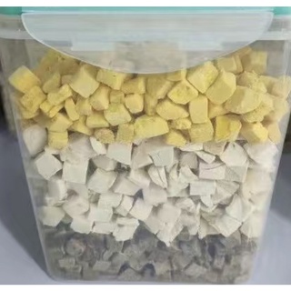 Mix 500g gà viên + lòng đỏ trứng + gan