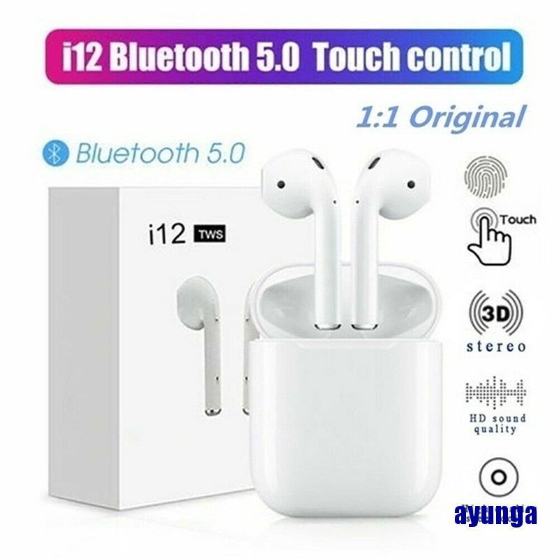 Tai Nghe Bluetooth 5.0 Không Dây Yunga < Yunga I12 Tws Dùng Cho Iphone Android