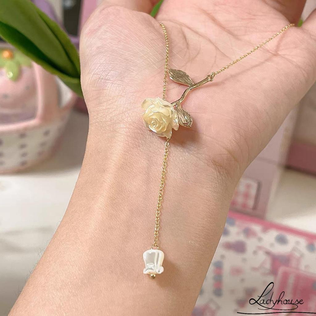 Vòng Cổ Chuỗi Hạt Hình Giọt Nước Thanh Lịch Dành Cho Nữ