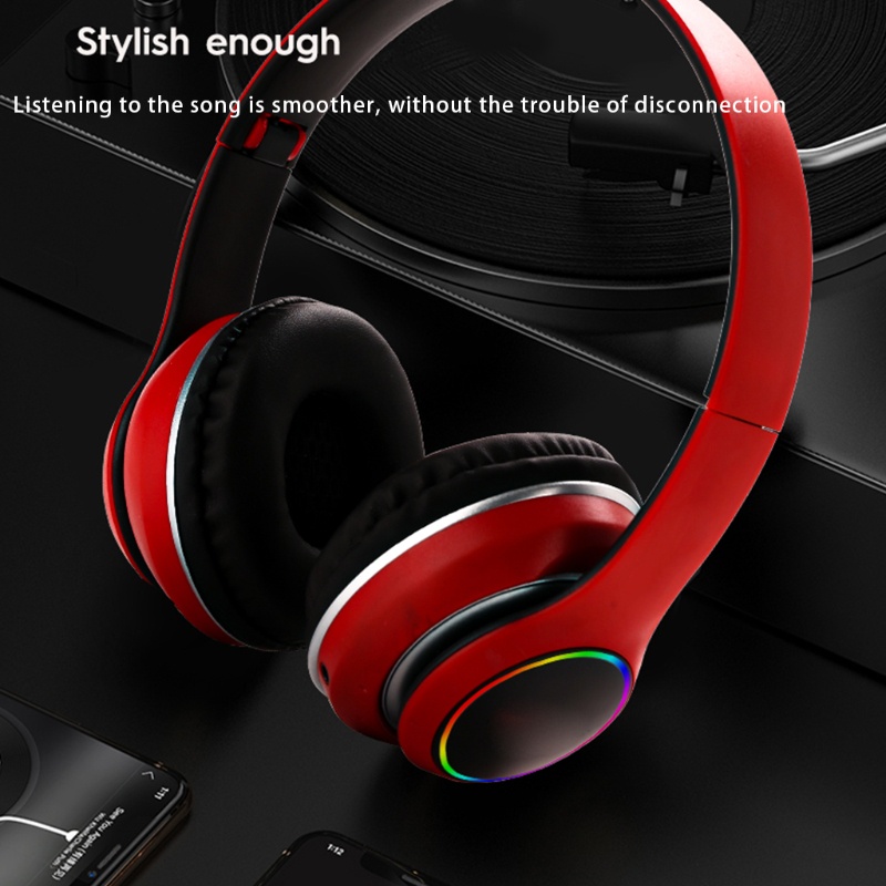 Tai Nghe Bluetooth ST-L63 Cho TF FM Radio Có Thể Gấp Gọn