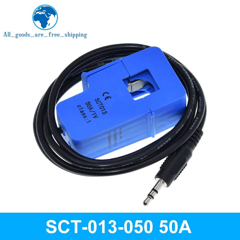 Bộ Cảm Biến Dòng Điện AC 10A 20A 30A 50A 60A 100A SCT-013-030 SCT-013-050 SCT-013-000 Chuyên Dụng