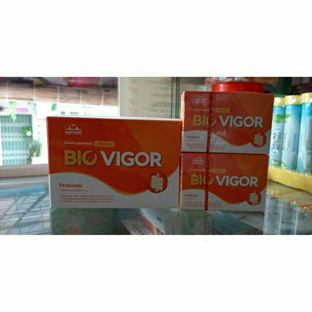 MEN VI SINH BIO VIGOR (NHẤT NHẤT) HỘP 10 GÓI