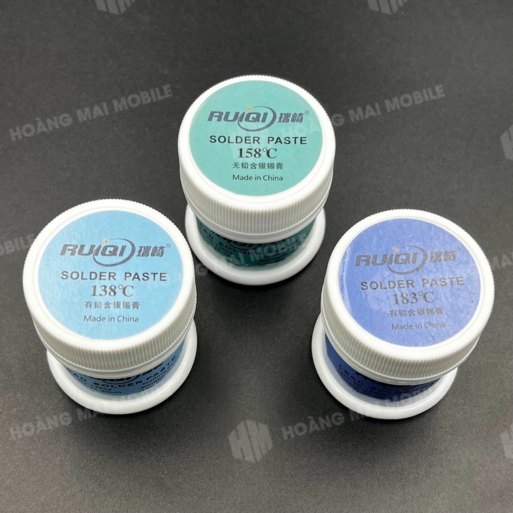 Thiếc hàn bột RuiQi (138 - 158 - 183 độ) 60g