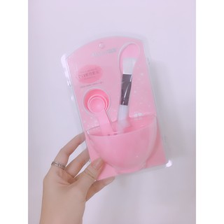 Bộ Chén Cọ Pha Mặt Nạ Bột 4in1