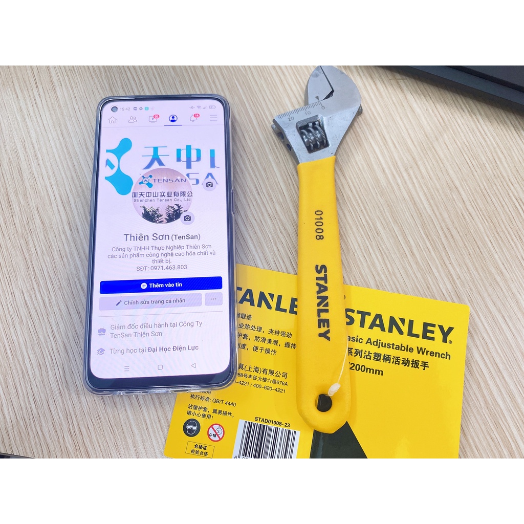 Cờ lê, Mỏ lết STANLEY STAD01008-23 8 inch 200mm
