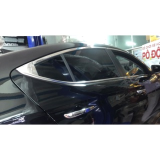 Full bộ nẹp chân kính và cong kính cho xe elantra