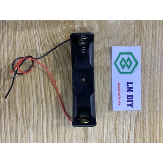 Hộp đựng pin 18650 + 2 dây dẫn siêu bền