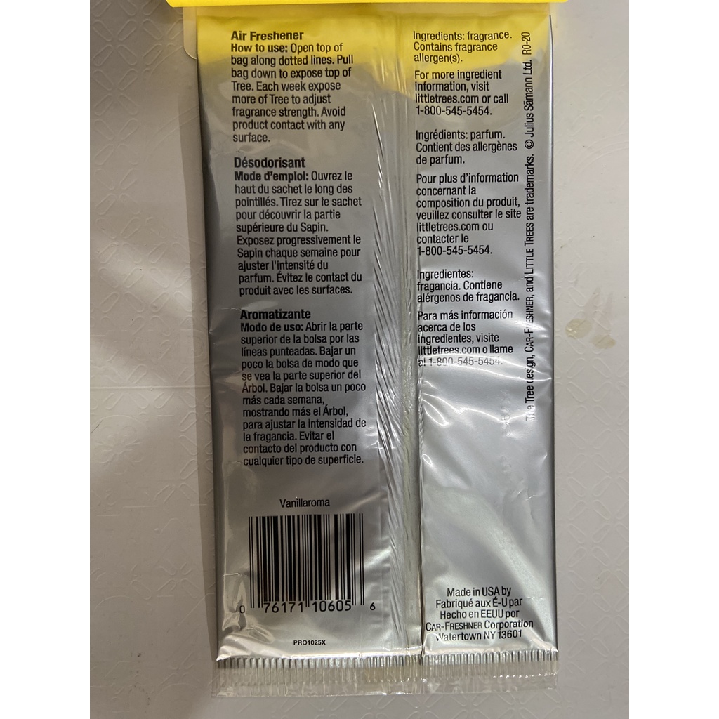 Lá thông thơm treo xe ô tô khử mùi oto, phòng ngủ - CS0000047