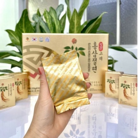 Hồng Sâm Thái Lát Tẩm Mật Ong Gingseng King Hàn Quốc - Hộp Giấy 200gr