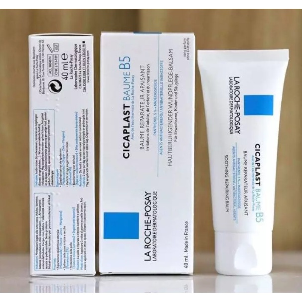 Kem Dưỡng Ẩm Cicaplast Baume B5 La Roche-Posay Dạng Cream Phục Hồi Da - Gel Laroche Posay B5 Tái Tạo Da, Mờ Sẹo 40ml