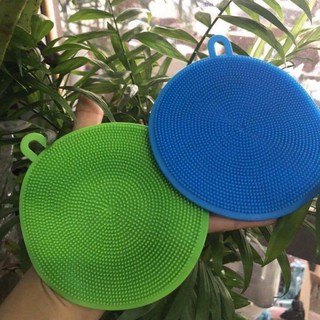Miếng rửa bát silicol đa năng.