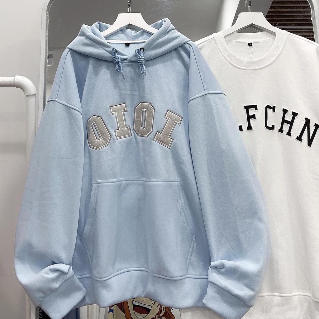 Áo Hoodie Dáng Rộng Mũ 2 Lớp OI OI Unisex,Hoodie Nỉ Form Rộng Phong Cách Hàn Quốc | BigBuy360 - bigbuy360.vn