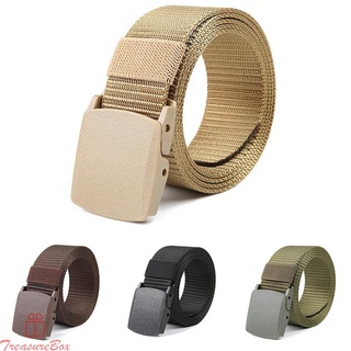 【TRSBX】Combat Buckle Strap Tactical Belt Webbed Belt Work Belt Adjustable No Metal Belt