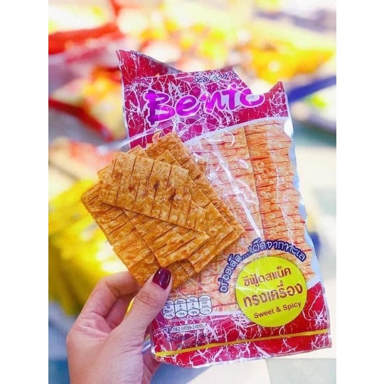 😋  Snack Mực Bento Đủ Vị Siêu Cay Siêu Ngon Thái Lan Gói lớn 20g - Gói nhỏ 5g