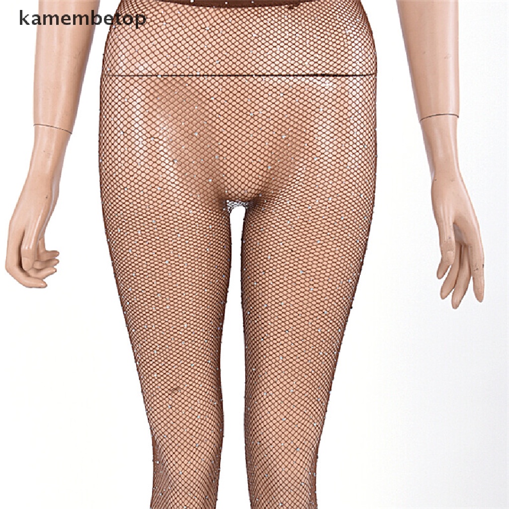 beto New Women Crystal Rhinestone Fishnet Net Mesh Socks Stockings Tights Pantyhose n
