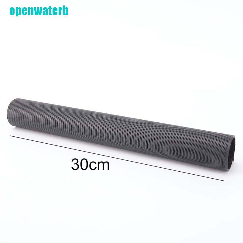 openwaperb DIY 30x100cm Computer Mesh PVC PC Case Fan Cooler Black Dust Filter Cover CKM