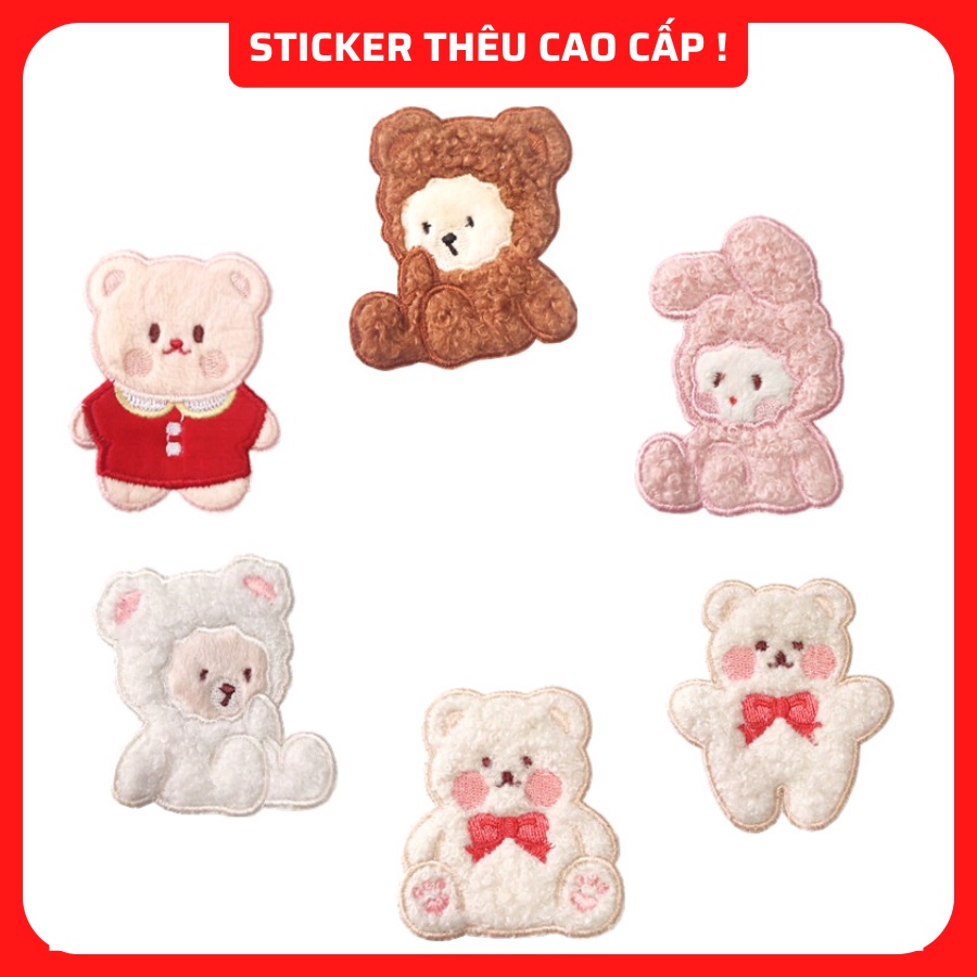 Sticker dán quần áo cao cấp - có sẵn keo ủi,Patch ủi dùng làm miếng vá Quần Áo,áo phao,BALO,quần jeans, giày dép