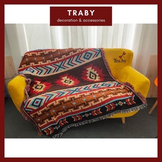 Thảm phủ sofa nhập mắt công đỏ đậm