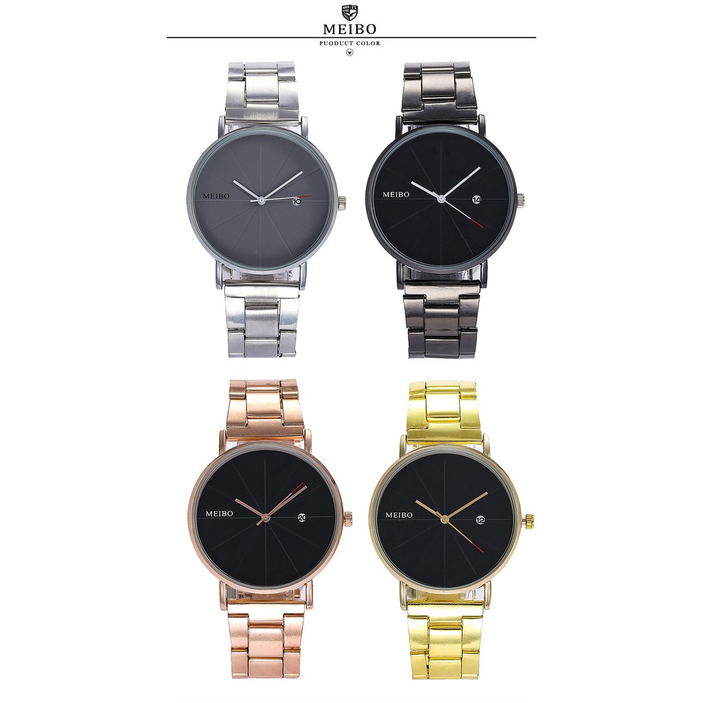 Đồng Hồ Quartz Mb43 Chạy Kim Với Dây Đeo Thép Không Gỉ | BigBuy360 - bigbuy360.vn