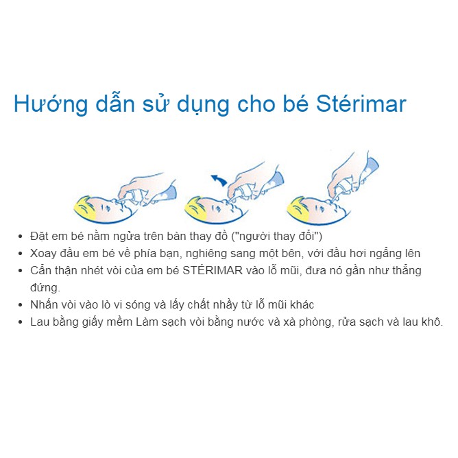 STERIMAR BEBE - NƯỚC MUỐI XỊT MŨI CÁ HEO CHO TRẺ EM