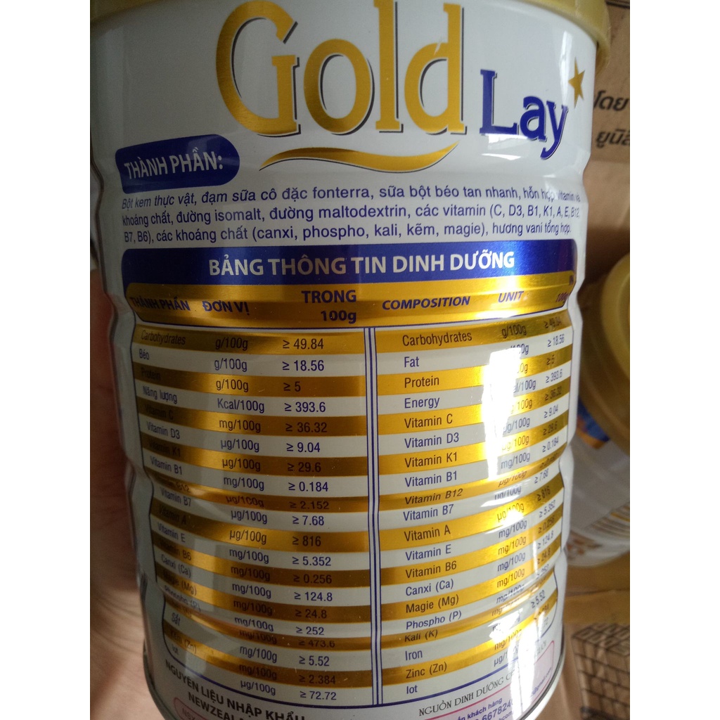 sữa glucare goldlay dành cho người tiểu đường 900g