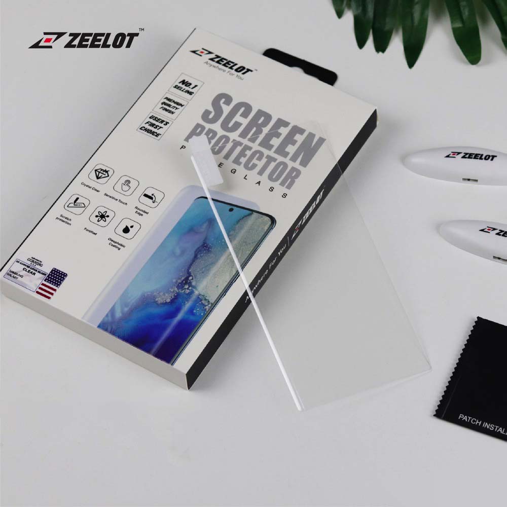 Kính Cường Lực Zeelot UV cho Samsung Galaxy S21 Ultra - Fullbox - Chính Hãng