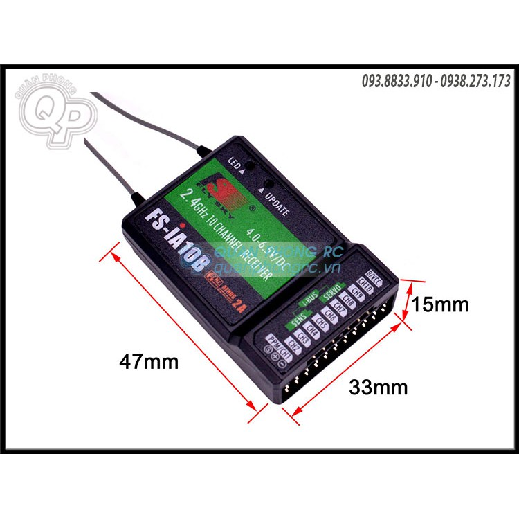 Bộ thu Flysky FS-IA10B 10CH