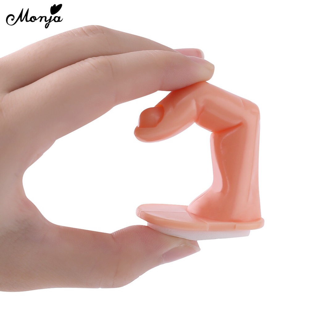 MONJA [Hàng mới về] Bộ 1/2/5 ngón tay giả dùng để luyện tập vẽ móng acrylic tiện lợi
