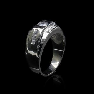 Nhẫn nam bạc Hiểu Minh NA583