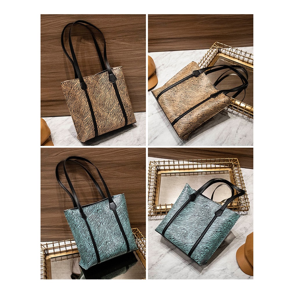 Túi kẹp nách, túi đeo vai họa tiết ngựa vằn phong cách Retro KN07 | BigBuy360 - bigbuy360.vn