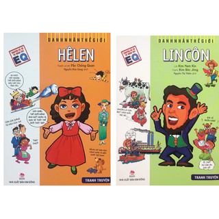 Sách Combo 2 quyển ,Danh nhân thế giới Hêlen + Lincôn