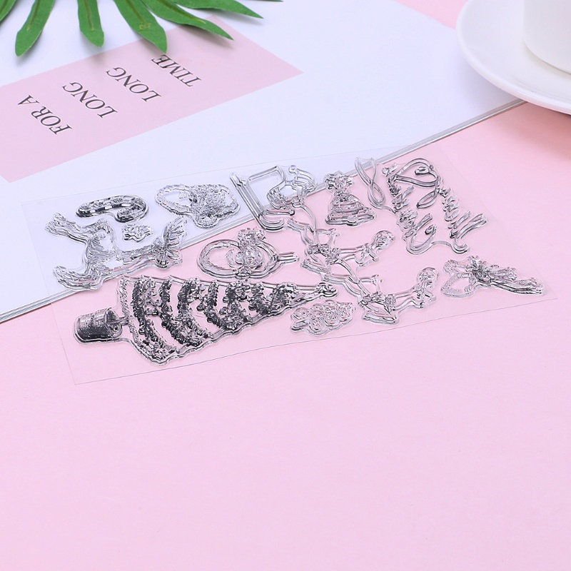 Khuôn Làm Thẻ Trang Trí Sổ Tay DIY Chủ Đề Giáng Sinh