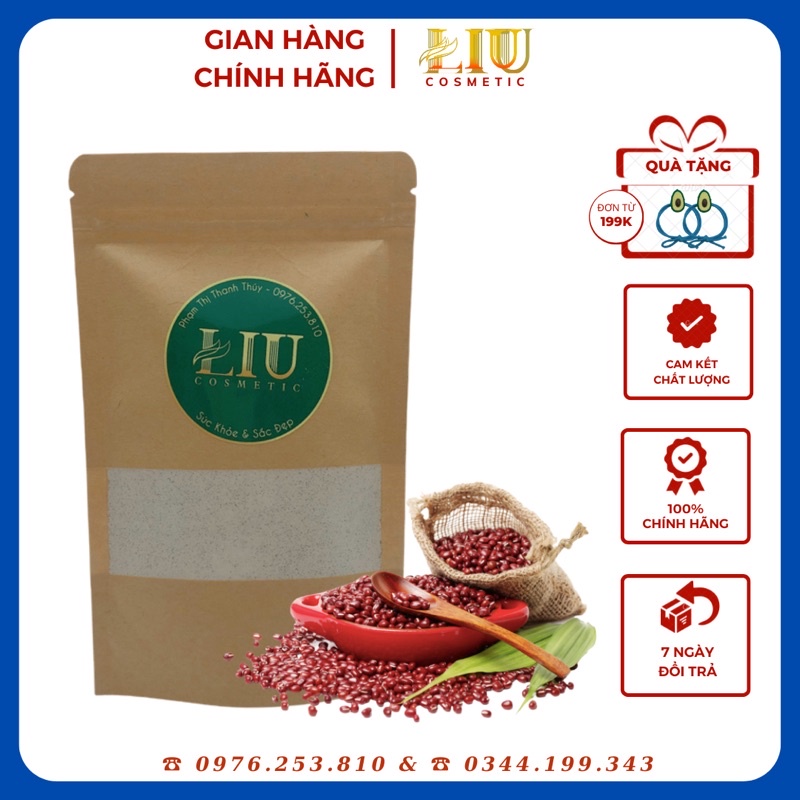 [FREE SHIP] BỘT ĐẬU ĐỎ NGUYÊN CHẤT ĐẮP MẶT DƯỠNG DA, LÀM BANH