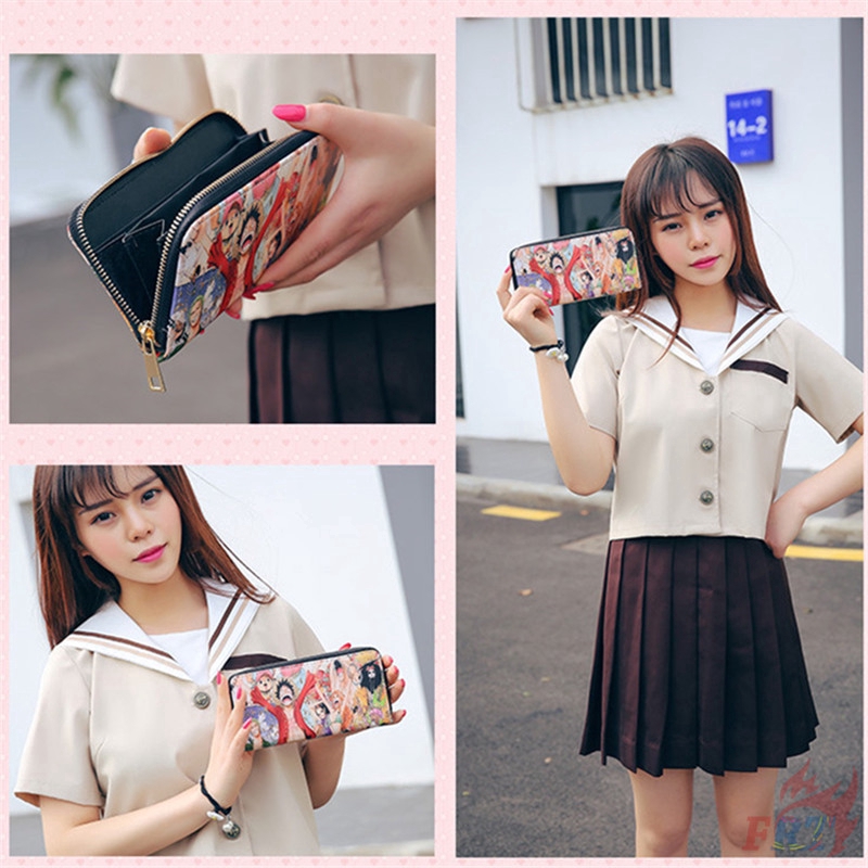 ✨ Ready Stock ✨ ☠ One Piece Ví ☠ Character Cosplay PU Wallet Purse Fashion Wallet