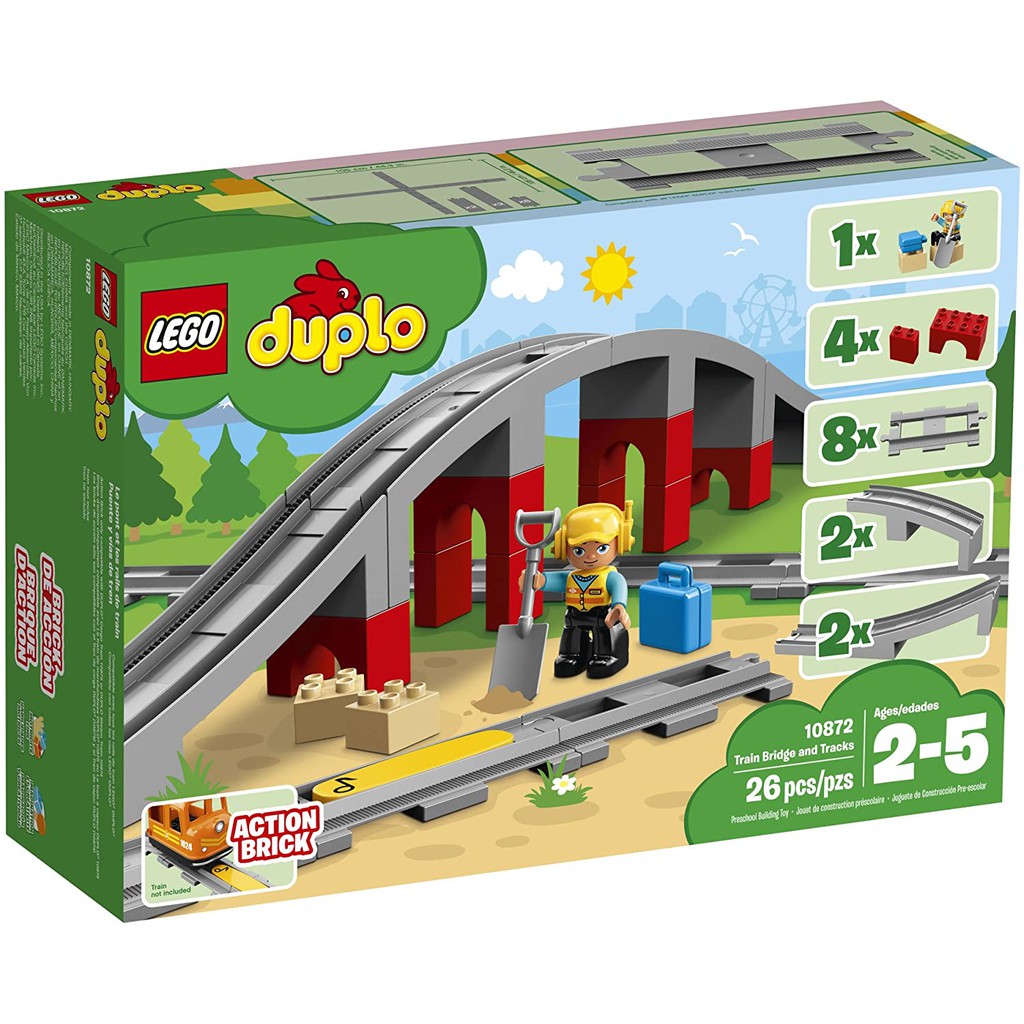LEGO DUPLO - Cầu Đường Sắt Của Bé - Mã SP 10872