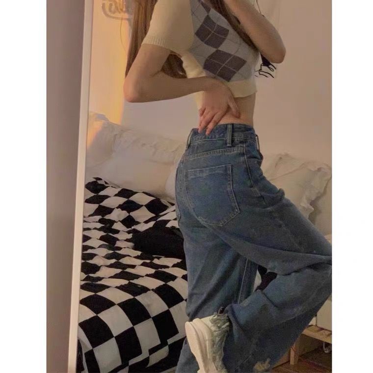 Áo Thun Dệt Kim Tay Ngắn Phong Cách Hàn Quốc Cho Nữ