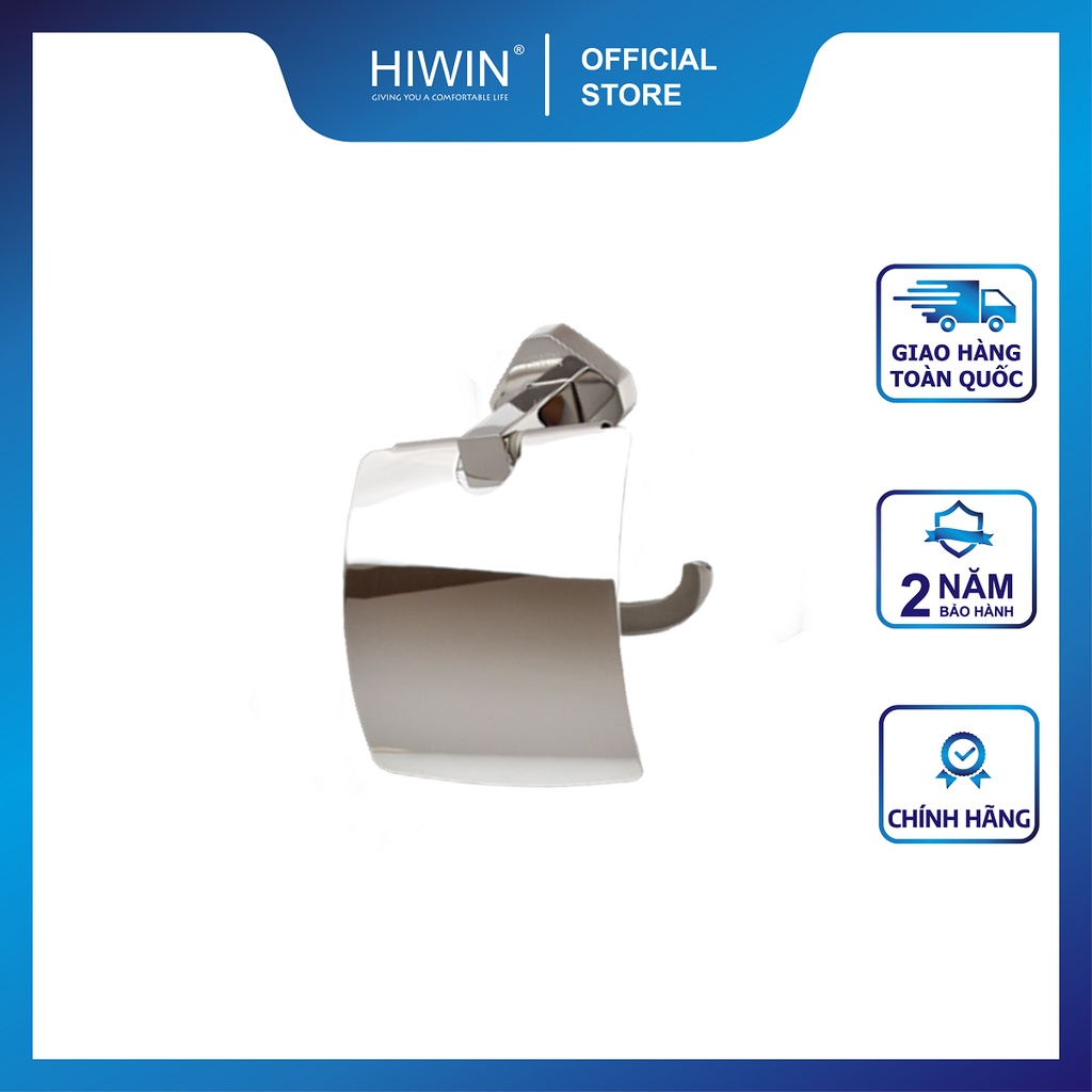 Lô giấy, hộp đựng giấy vệ sinh chất liệu inox 304 mặt gương bóng HIWIN Y-834