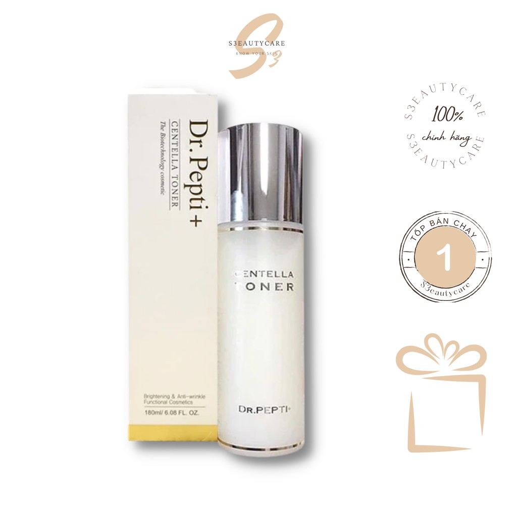 Nước hoa hồng Toner Căng Bóng Dr. Pepti Centella Toner  - S3eautycare