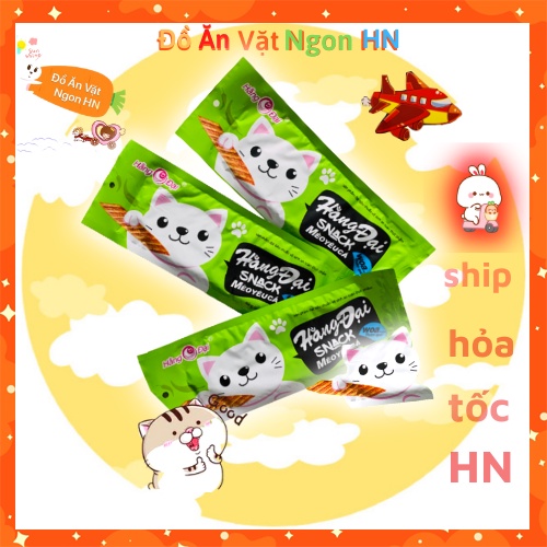 Que cay snack mèo yêu cá hằng đại 10 gói đồ ăn vặt cổng trường giá rẻ