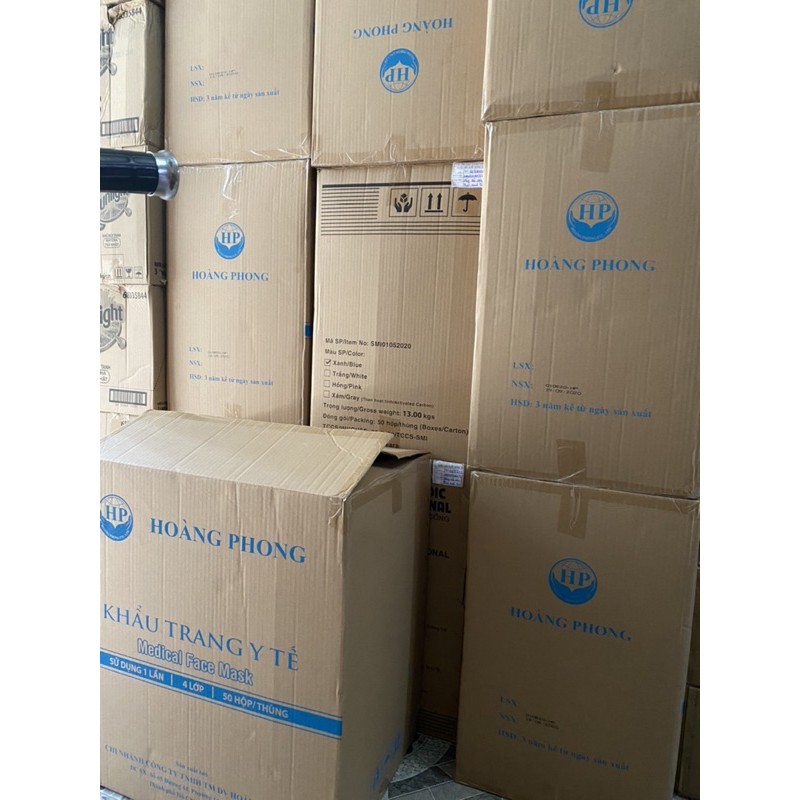 Khẩu Trang Y Tế Kháng Khuẩn HP (50Cái/ Hộp)