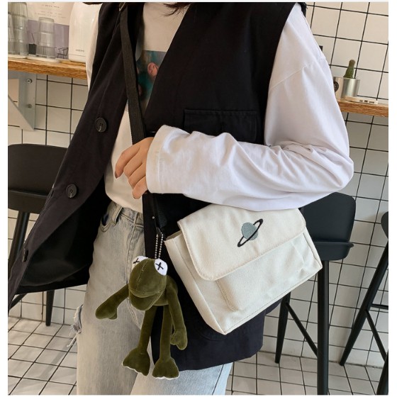 [FREESHIP] Túi vải, túi đeo chéo thời trang unisex hình hành tinh siêu dễ thương | BigBuy360 - bigbuy360.vn