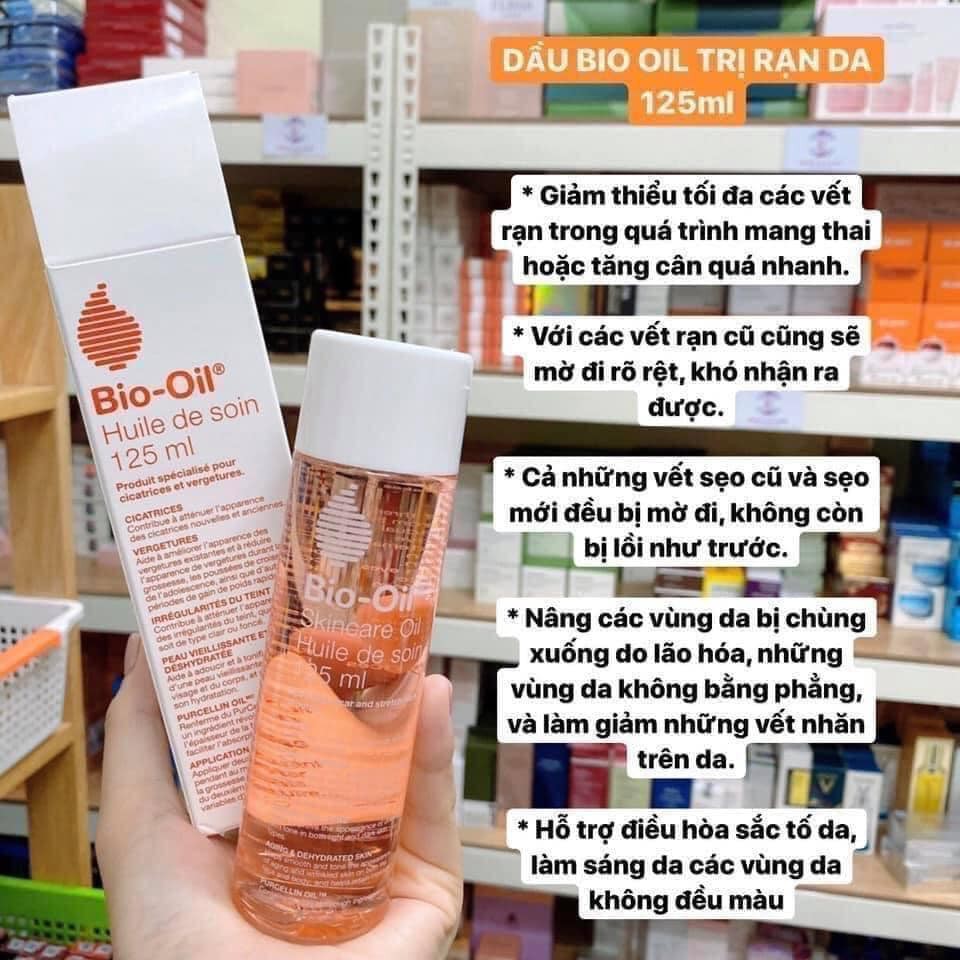 Tinh dầu chống rạn cho bà bầu Bio Oil 60ml - 125ml hàng Úc chính hãng giá tốt