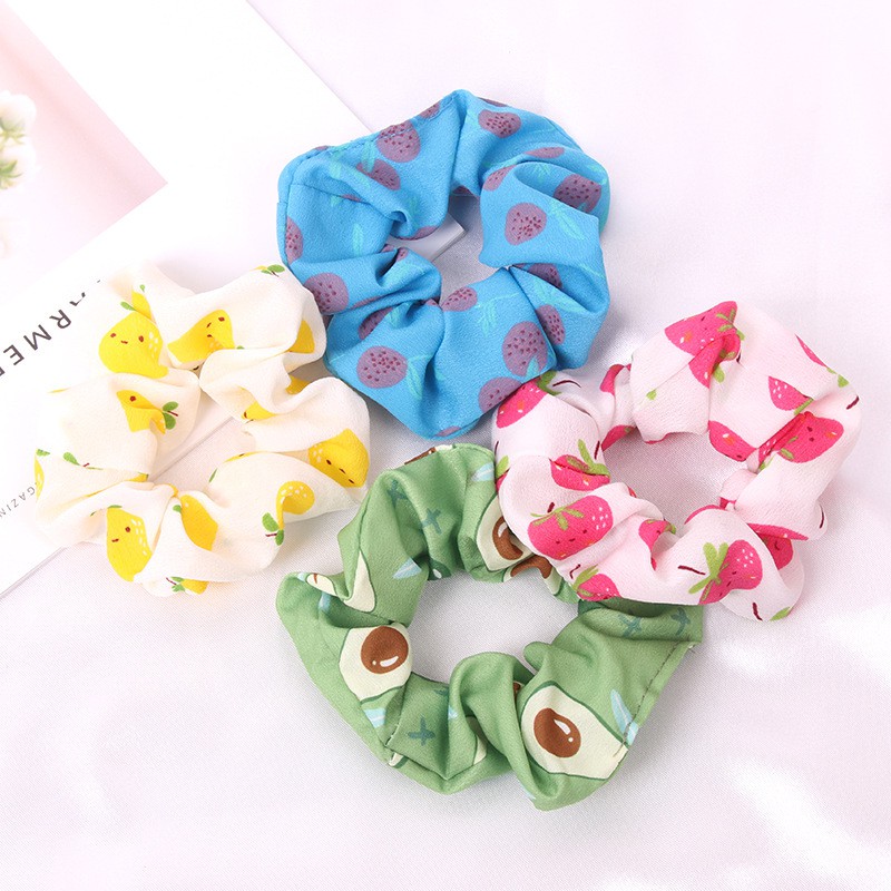 Dây buộc tóc hình trái cây xinh xắn cho nữ